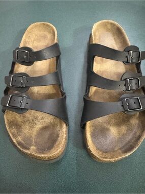 Birkenstock Black Slide Sandals